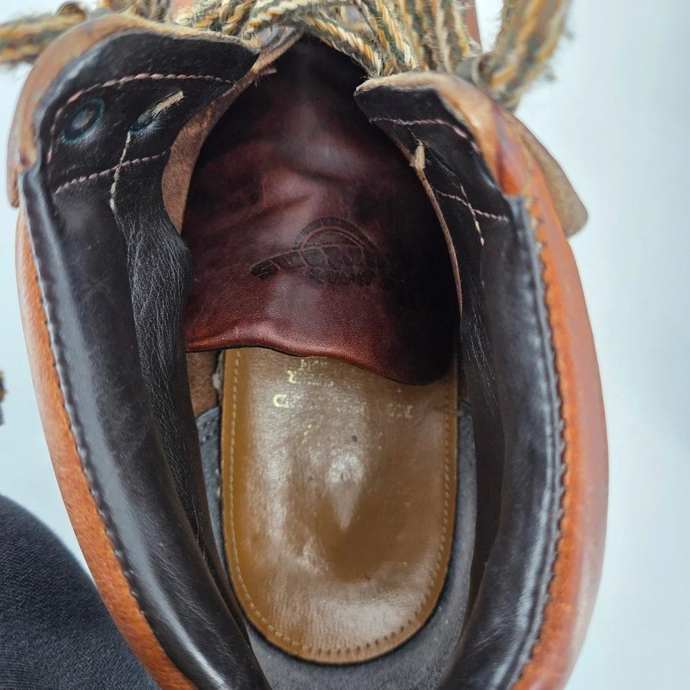 Dr. Martens 8287 Brown‎ Leather Monkey Boots Chunky Y2K Distressed Mens 7